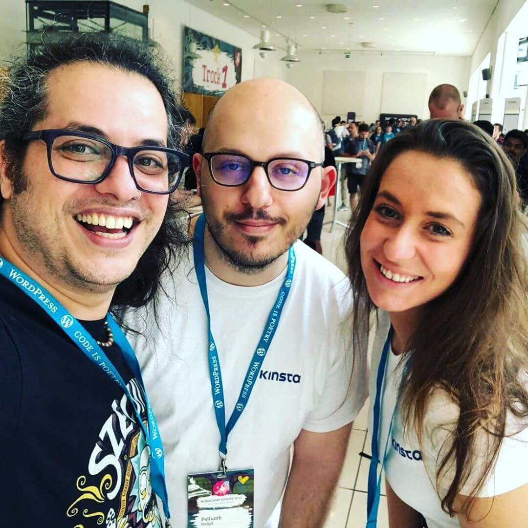 The Kinsta team at WordCamp Europe