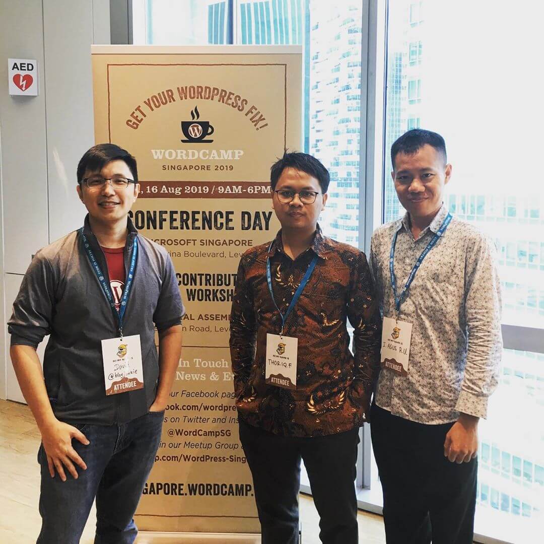 L'équipe Kinsta au WordCamp Singapore