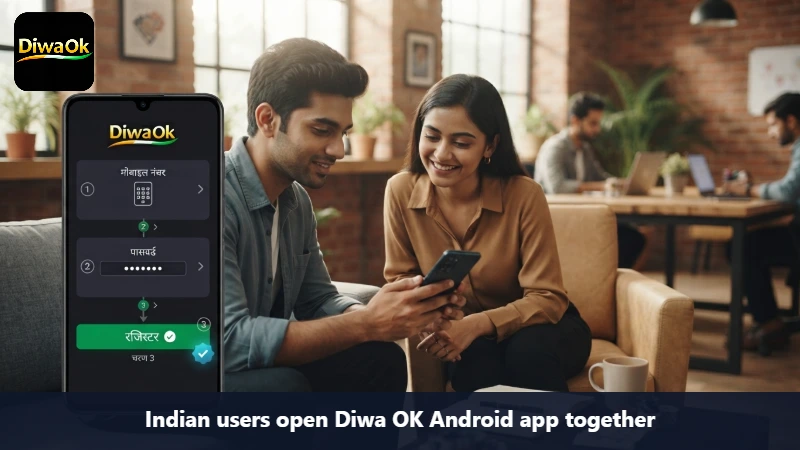 Indian users open Diwa OK Android app together