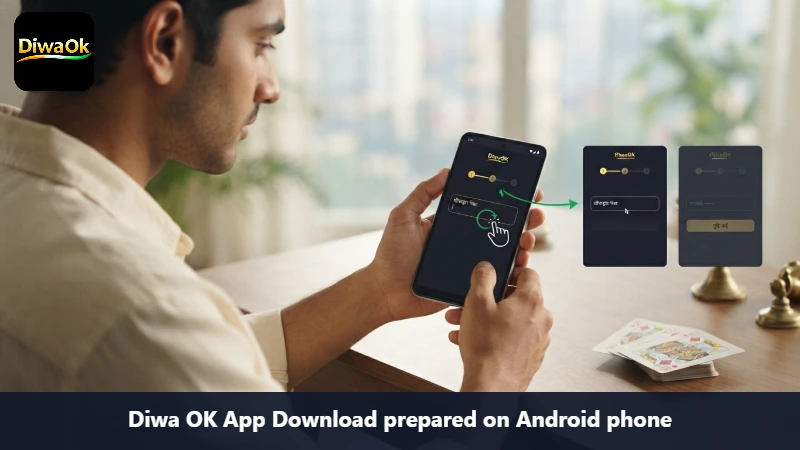 Diwa OK App Download prepared on Android phone