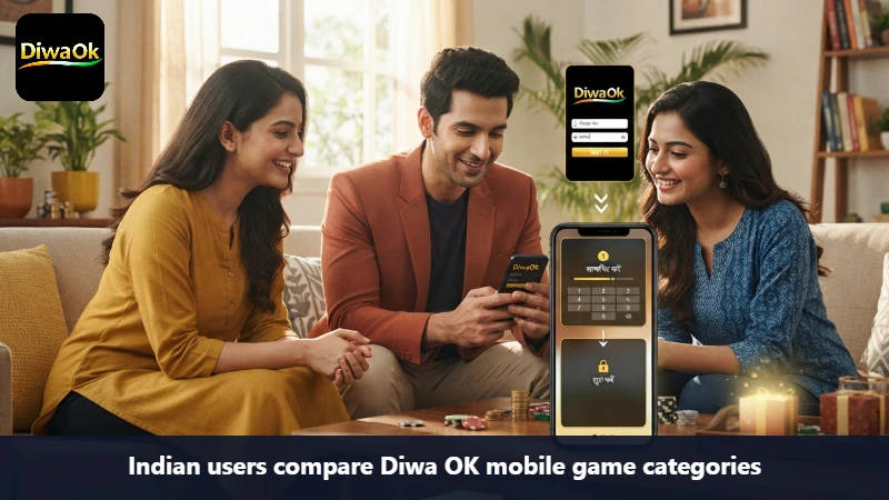 Indian users compare Diwa OK mobile game categories